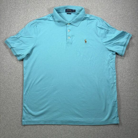 Lauren Ralph Lauren Other - Polo Ralph Lauren Shirt XL Mens Classic Fit Blue Nude Pony Soft‎ Touch